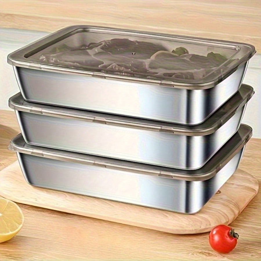 Juego de 6 recipientes (3 caja - Meal Prep Easy reseña y precio
