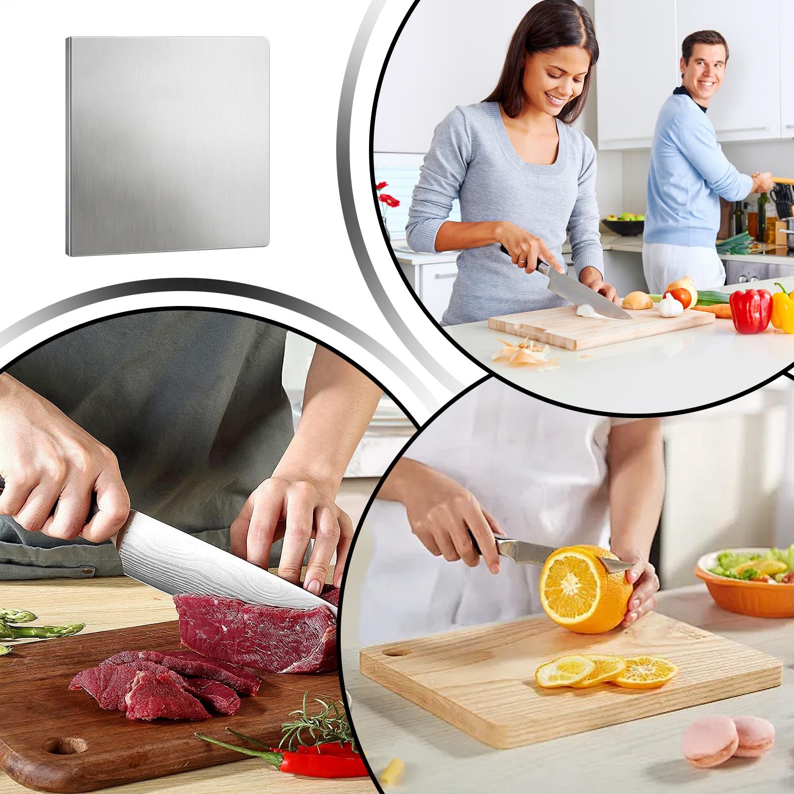 Tabla de cortar de acero inoxi - Meal Prep Easy reseña y precio