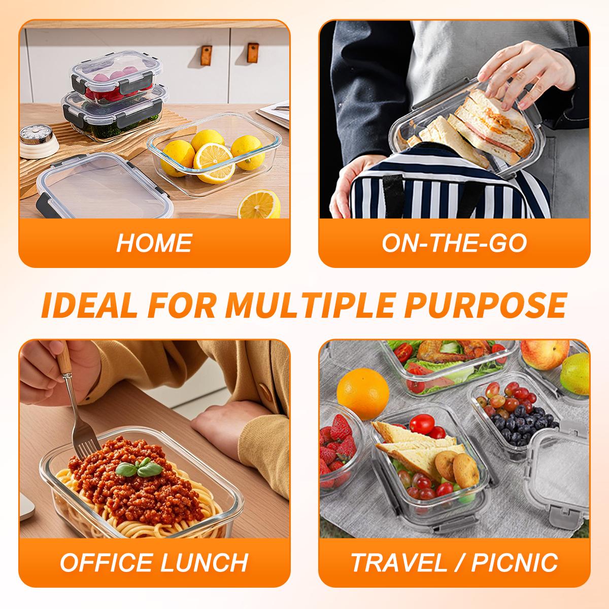 Juego de 10 Recipientes de Vid - Meal Prep Easy reseña y precio