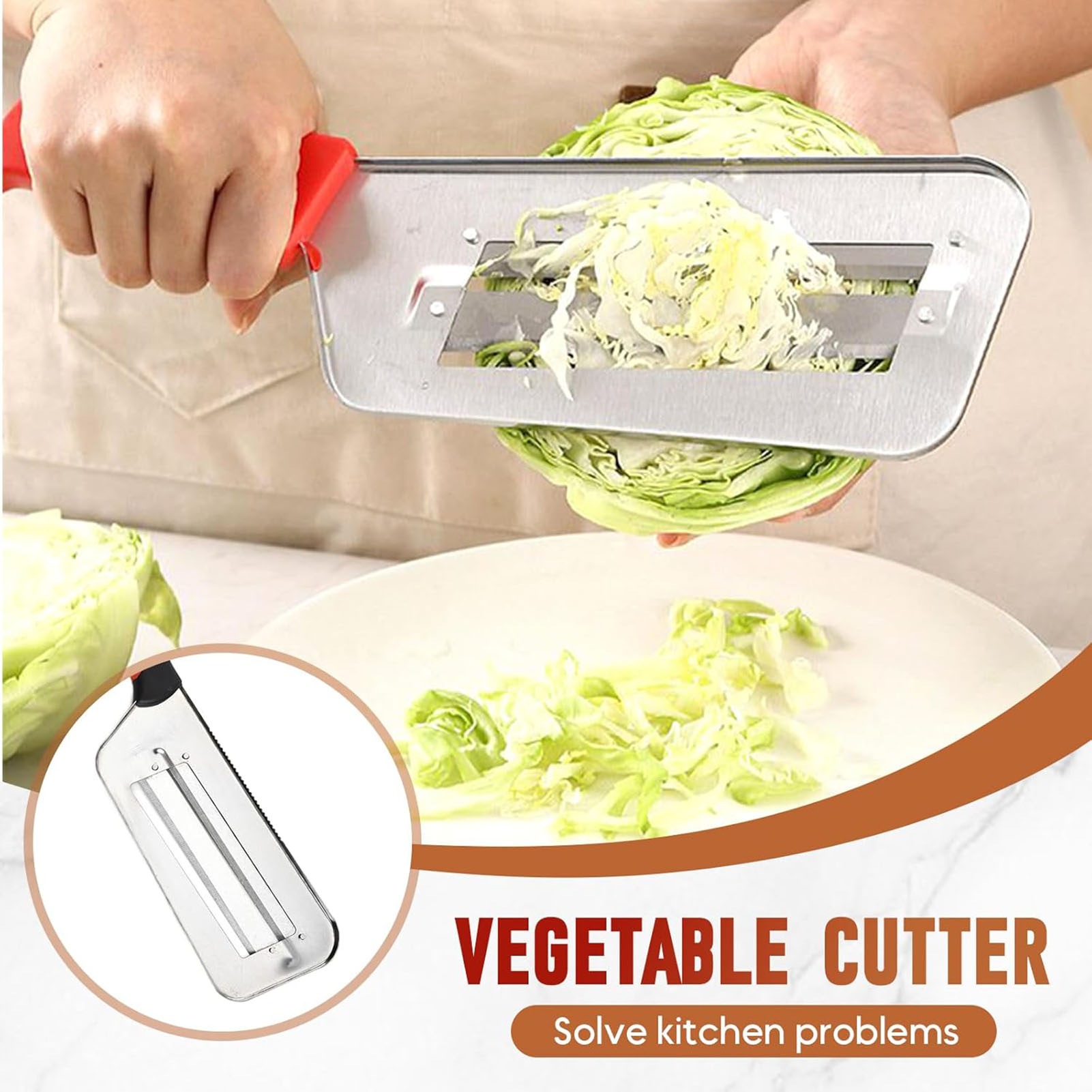 Cuchillo de 2 capas con rebana - Meal Prep Easy reseña y precio