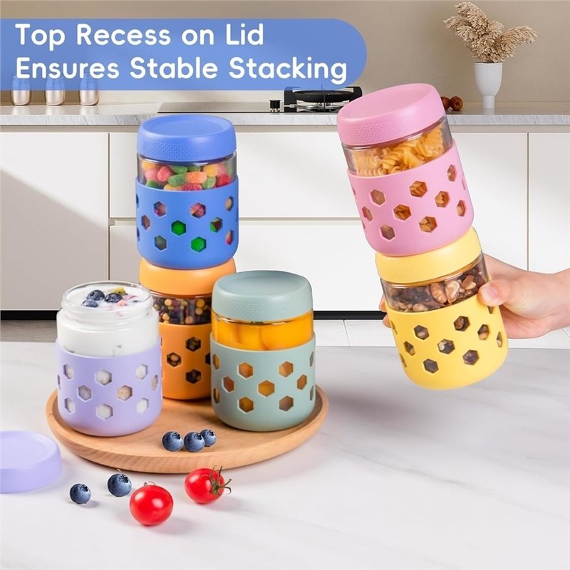AB66-1Set Frascos para Avena N - Meal Prep Oatmeal reseña y precio