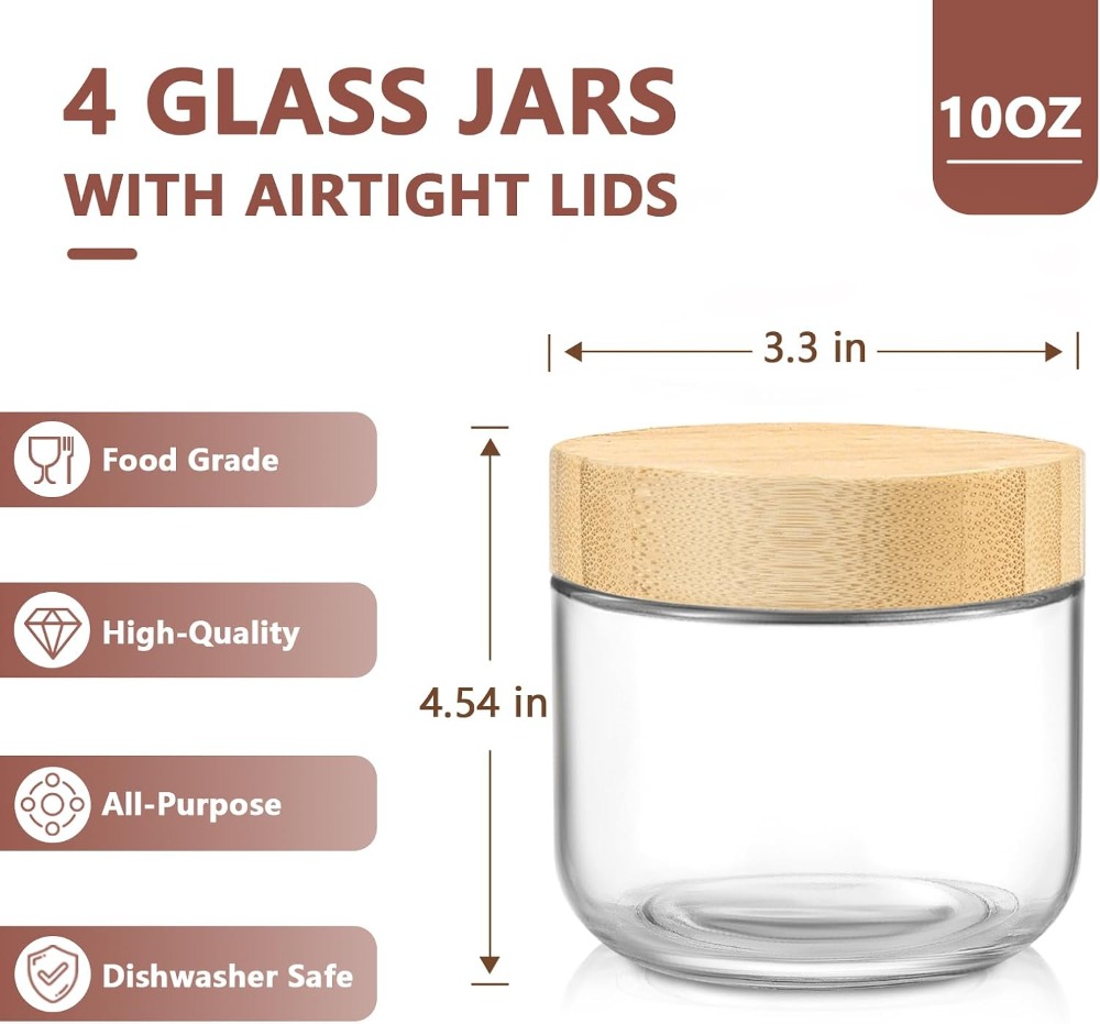 Recipientes de 10 oz para Over - Meal Prep Chia Pudding reseña y precio