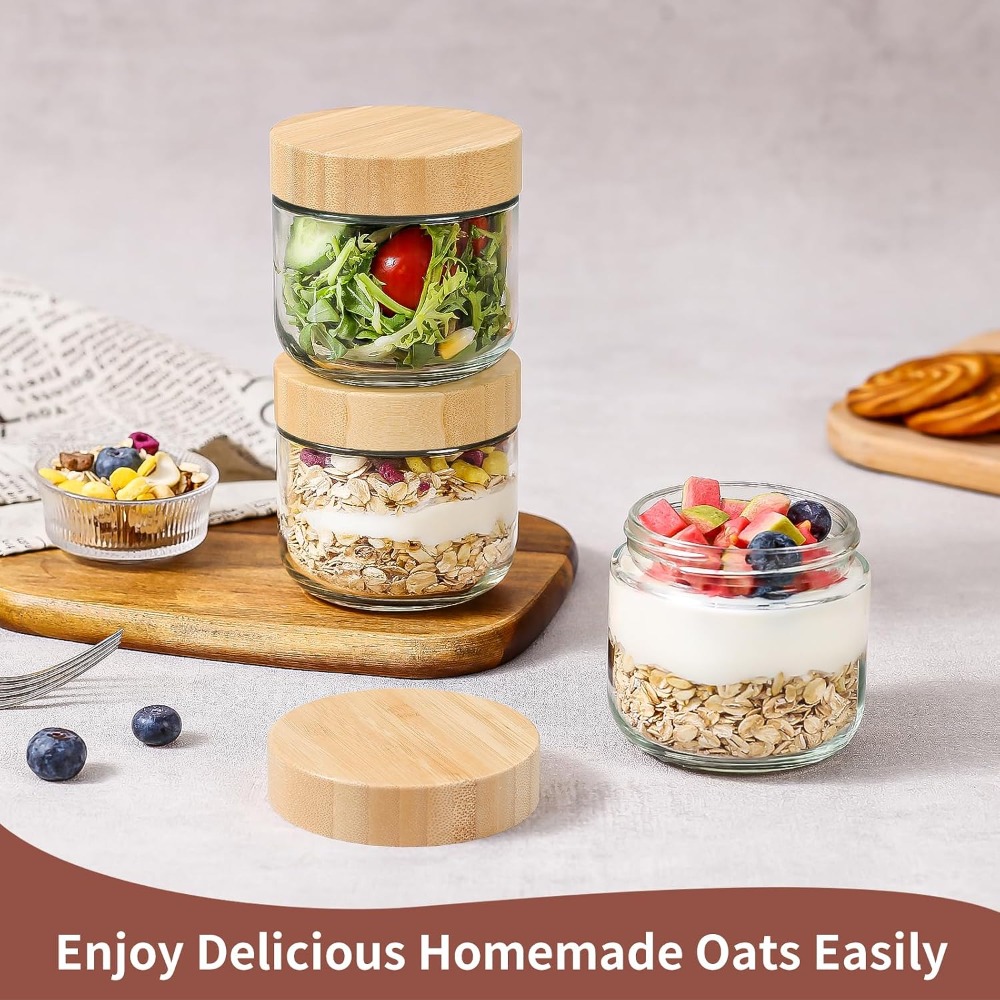 Recipientes de 10 oz para Over - Meal Prep Chia Pudding reseña y precio